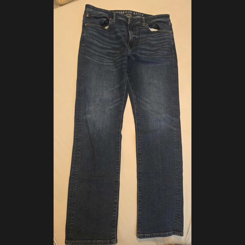 Mens American Eagle Slim Straight Airflex Jeans